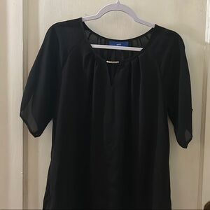 Apt. 9 Black Women's Top